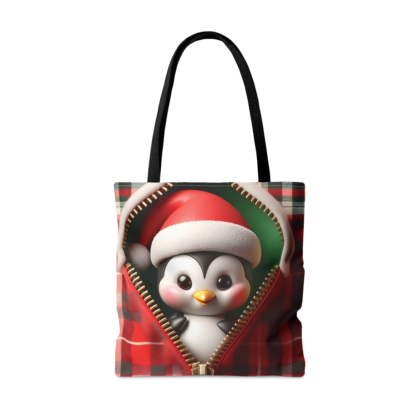 Tote Bag, Christmas, Penguin