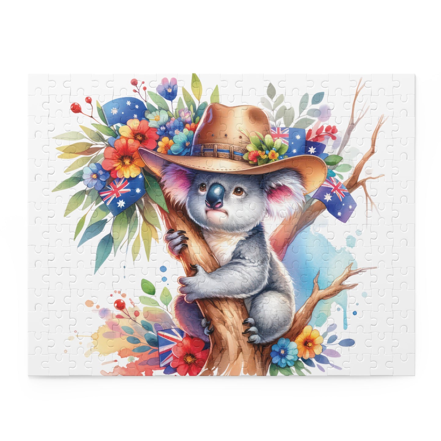 Personalised/Non-Personalised Puzzle, Koala (120, 252, 500-Piece)