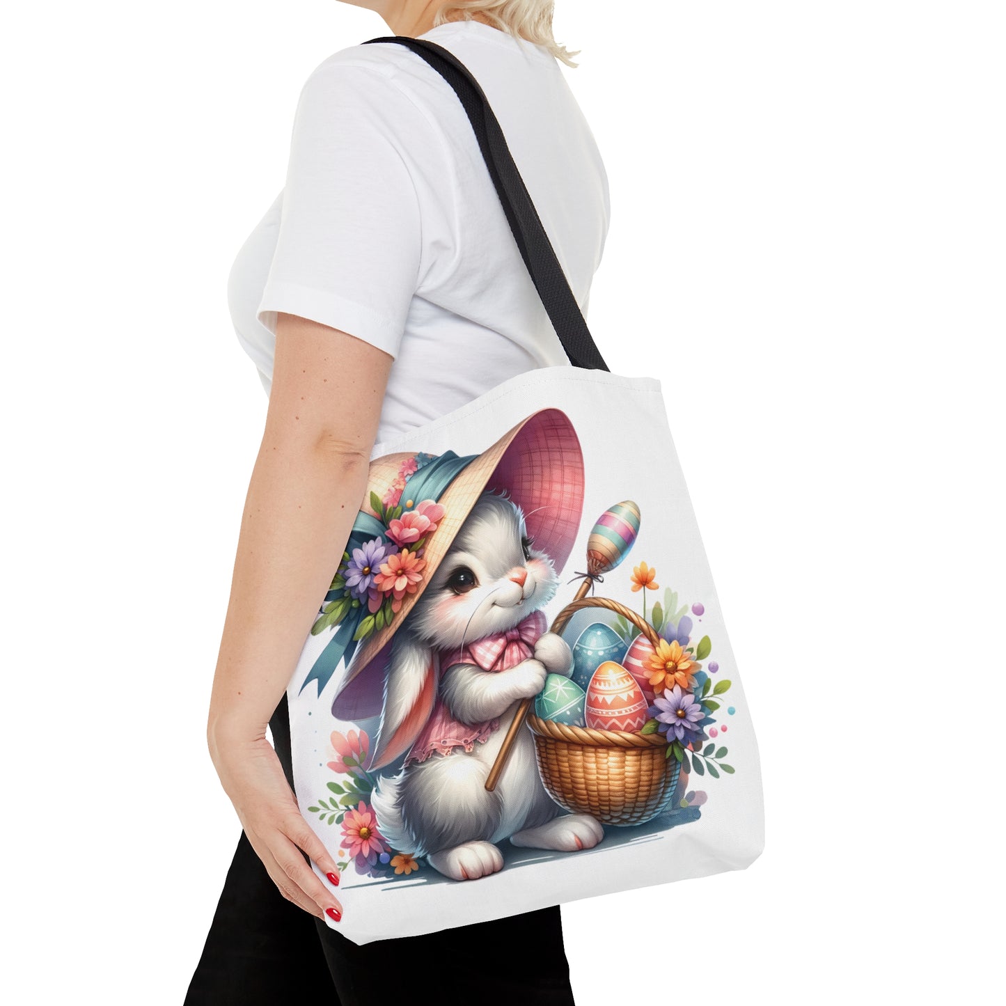 Tote Bag, Easter, Rabbit, Personalised/Non-Personalised Tote bag