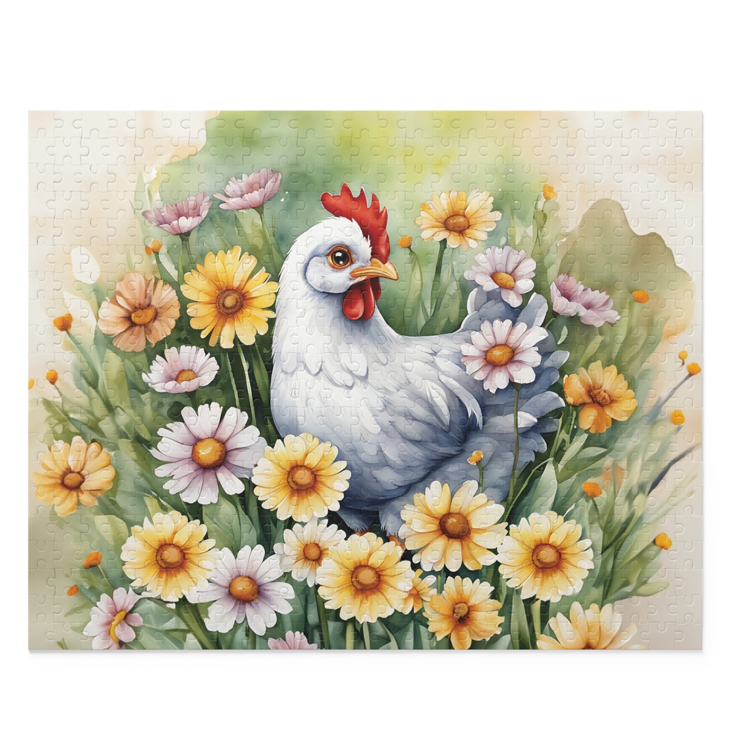 Personalised/Non-Personalised Puzzle, Chicken (120, 252, 500-Piece)