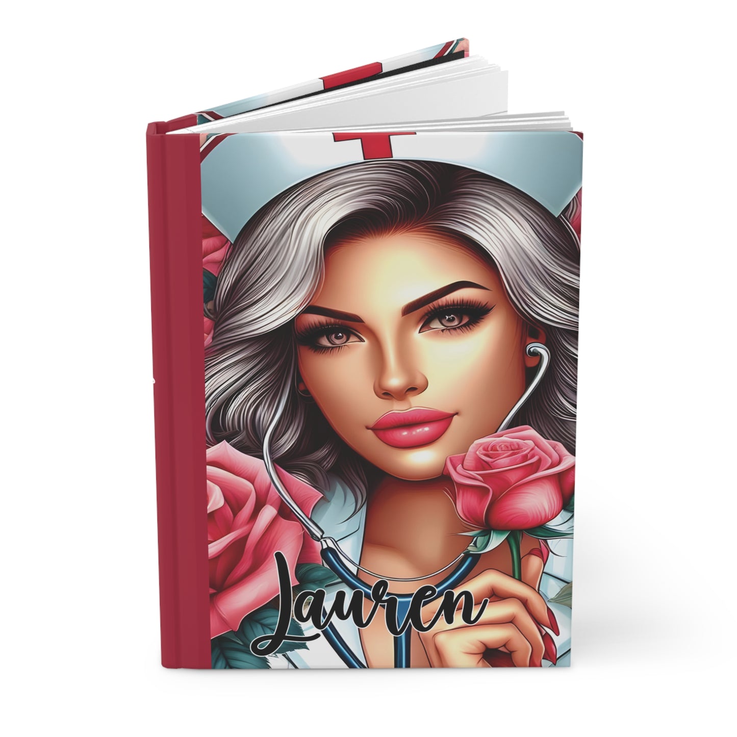 Personalised Hardcover Journal Matte, Nurse, awd-1438