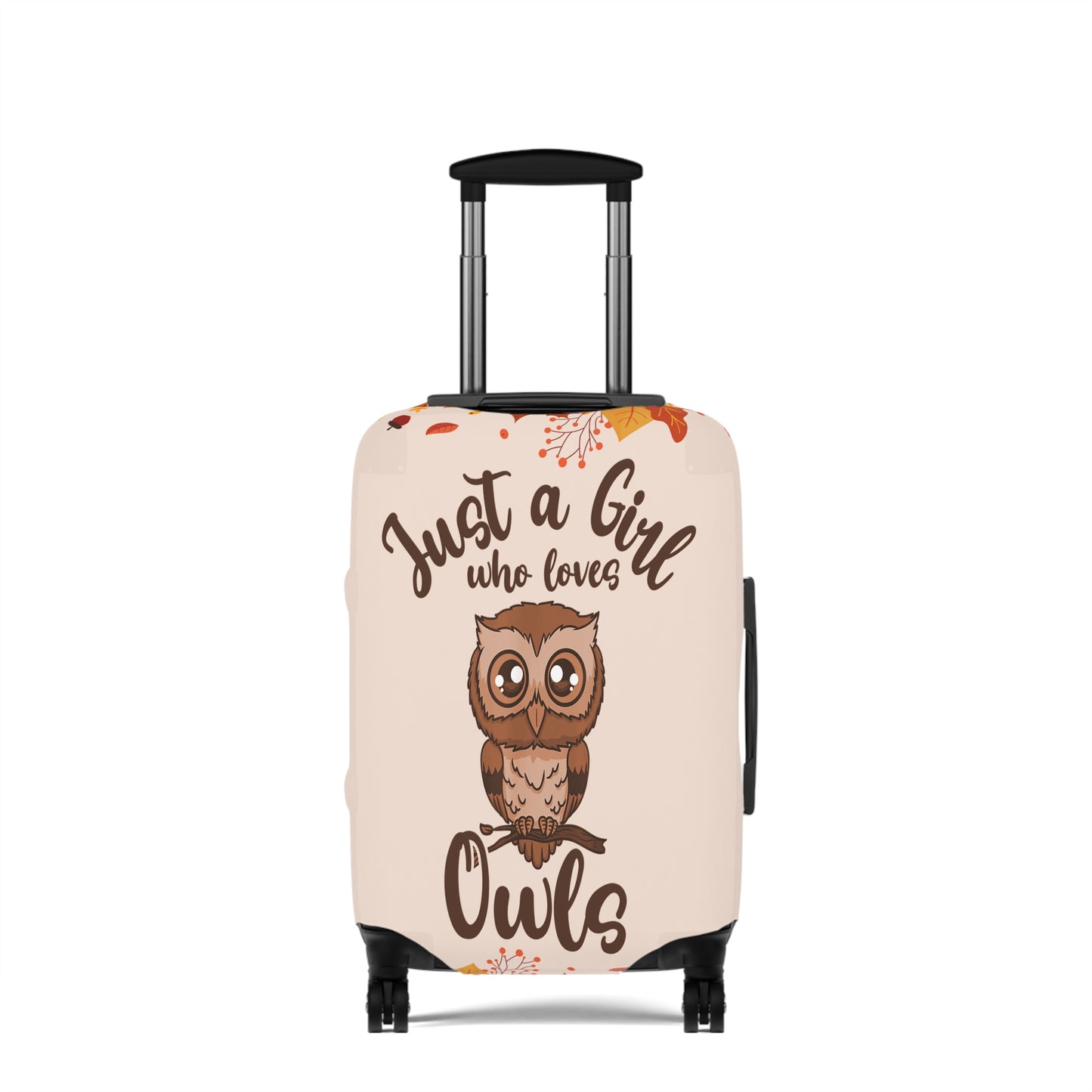 Luggage Cover, Just a Girl who loves Owls, awd-1713