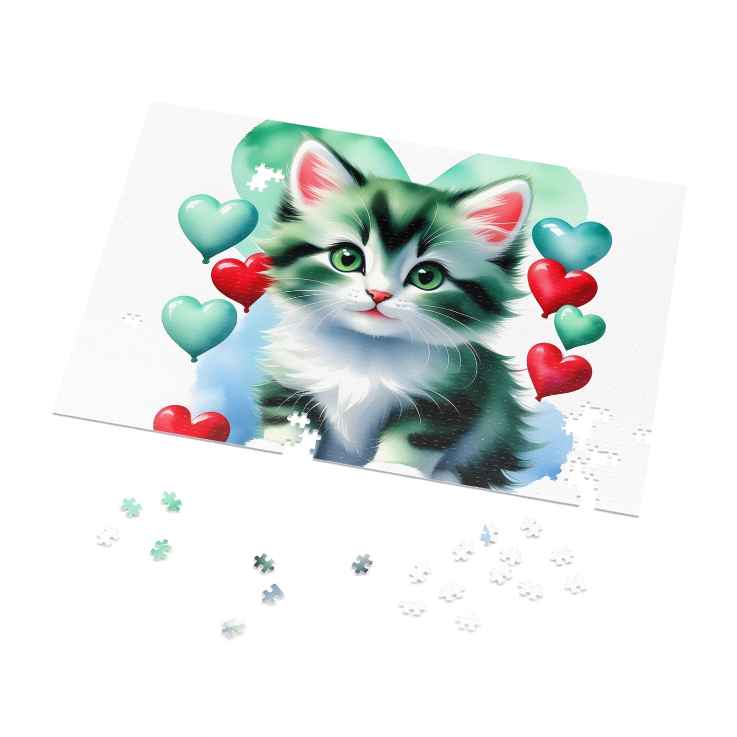 Jigsaw Puzzle, Cat, Personalised/Non-Personalised (30, 110, 252, 500,1000-Piece)