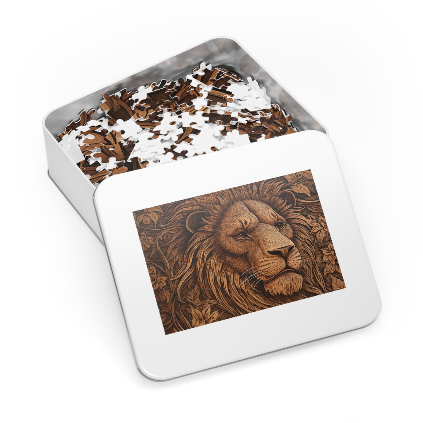 Jigsaw Puzzle, Lion, Personalised/Non-Personalised (30, 110, 252, 500,1000-Piece)