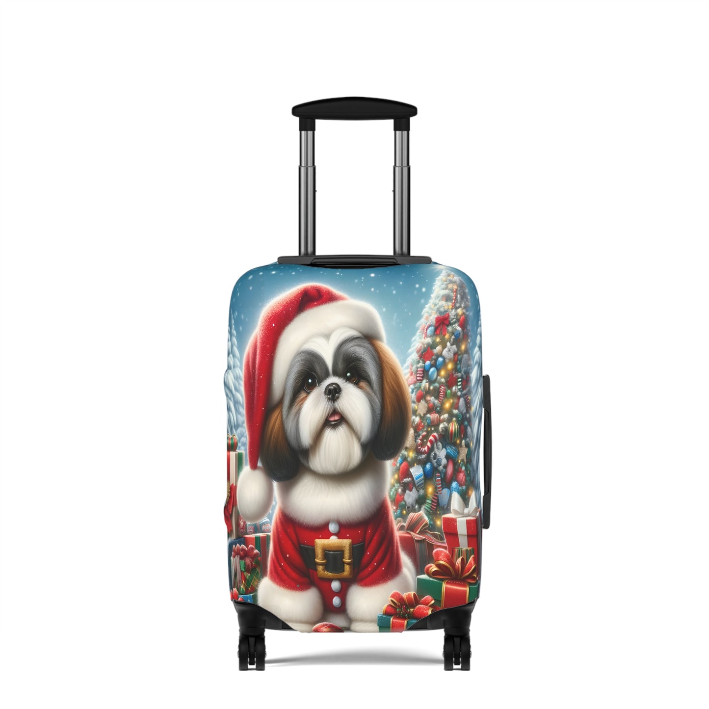 Luggage Cover, Christmas, Shiatzu, awd-002