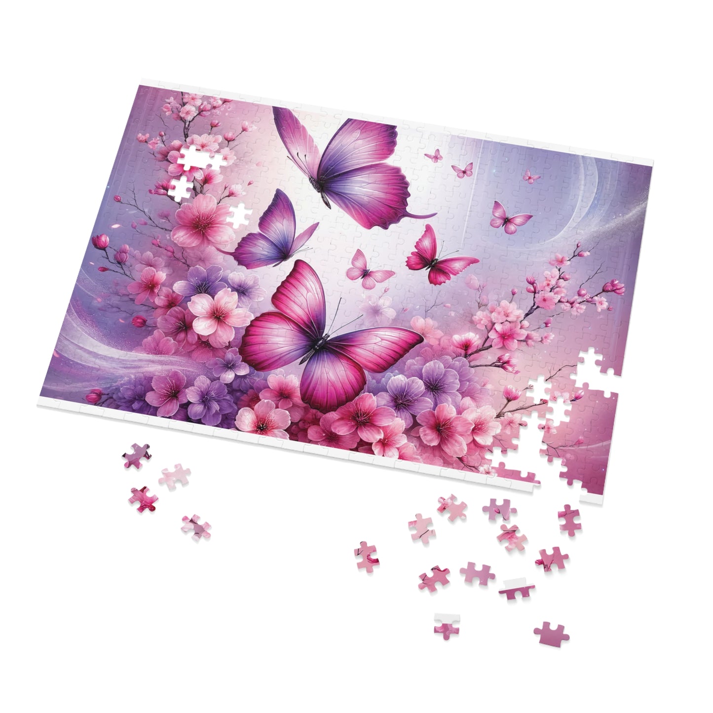 Jigsaw Puzzle, Butterfly, Personalised/Non-Personalised (30, 110, 252, 500,1000-Piece)