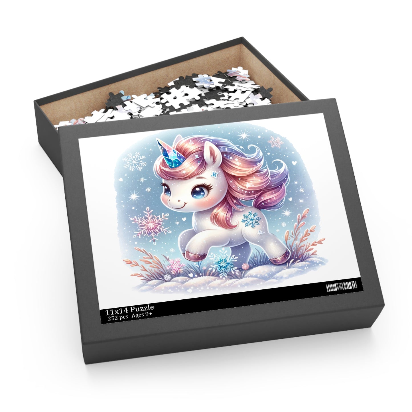 Personalised/Non-Personalised Puzzle, Unicorn (120, 252, 500-Piece)