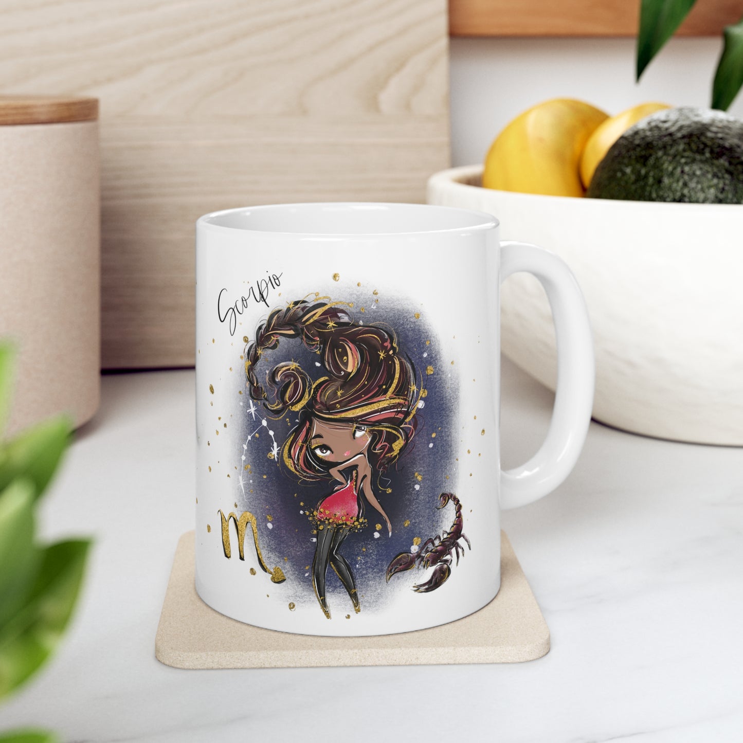 Zodiac Sign, Scorpio, Ceramic Mug 11oz