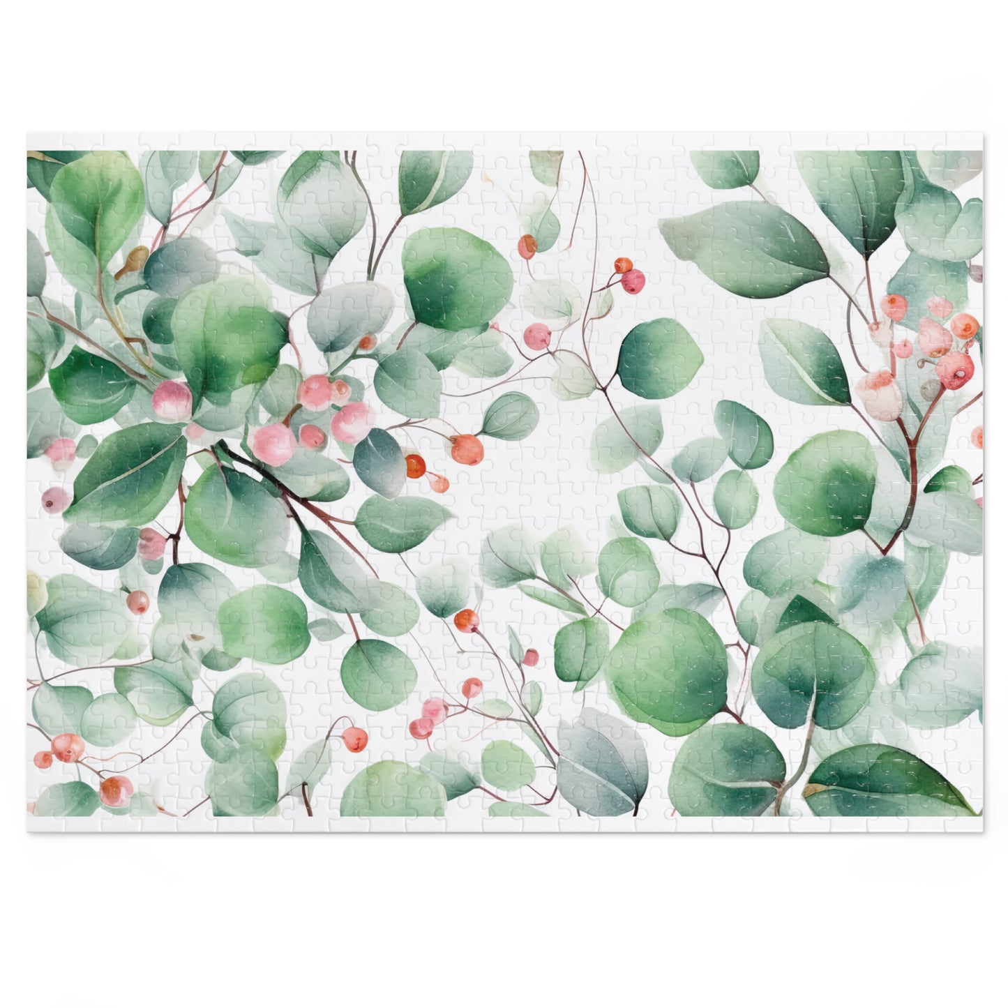 Jigsaw Puzzle, Eucalyptus Leaves, Personalised/Non-Personalised (30, 110, 252, 500,1000-Piece)