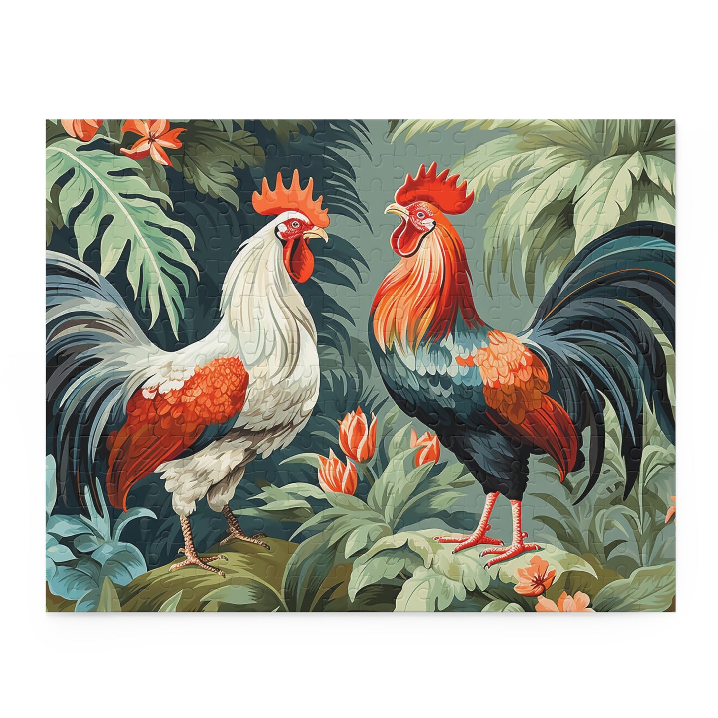 Personalised/Non-Personalised Puzzle, Chickens/Rooster (120, 252, 500-Piece)