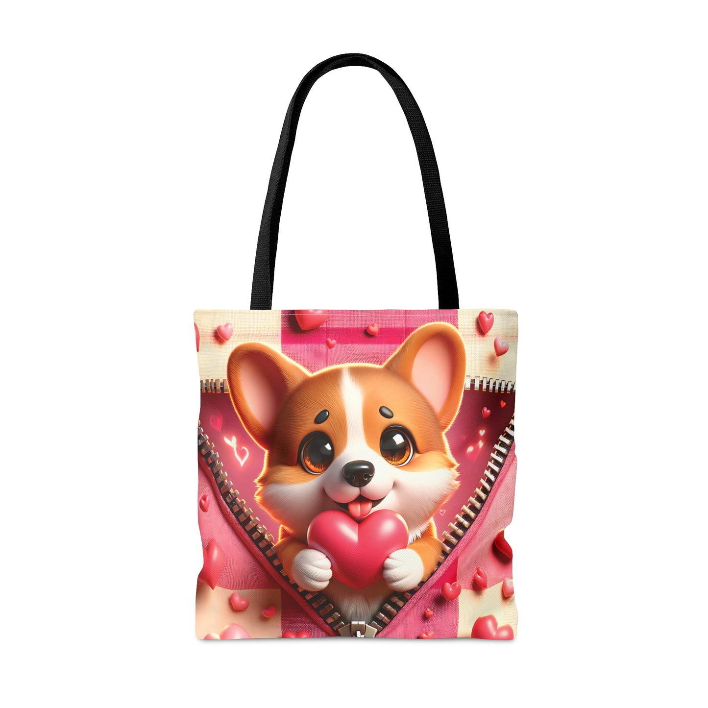 Tote Bag, Cute Dog, Personalised/Non-Personalised Tote bag