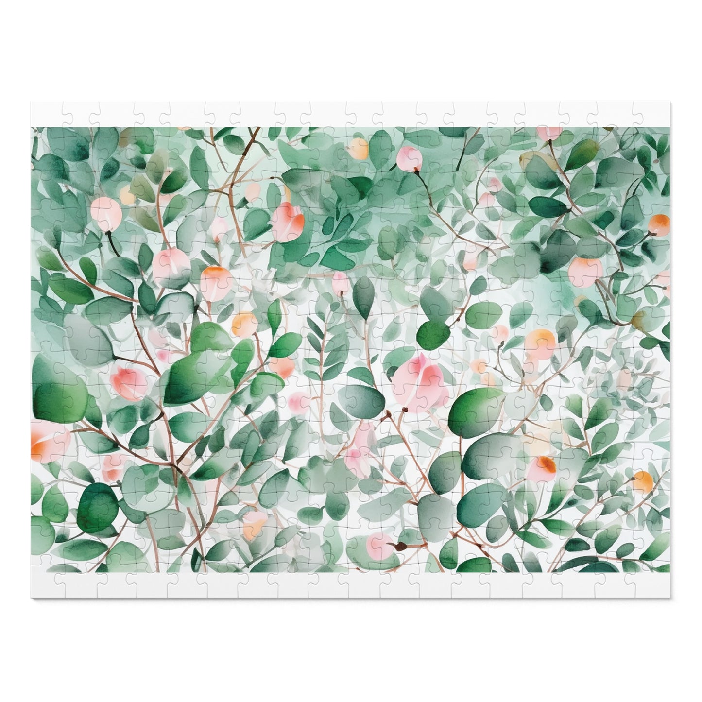 Jigsaw Puzzle, Eucalyptus Leaves, Personalised/Non-Personalised (30, 110, 252, 500,1000-Piece)