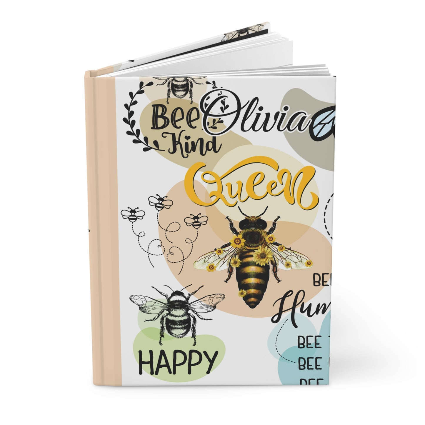 Personalised Hardcover Journal Matte, Queen Bee, awd-1460