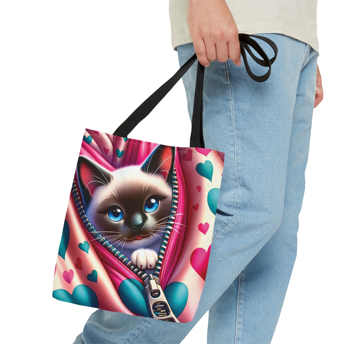 Tote Bag, Cat, Personalised/Non-Personalised Tote bag