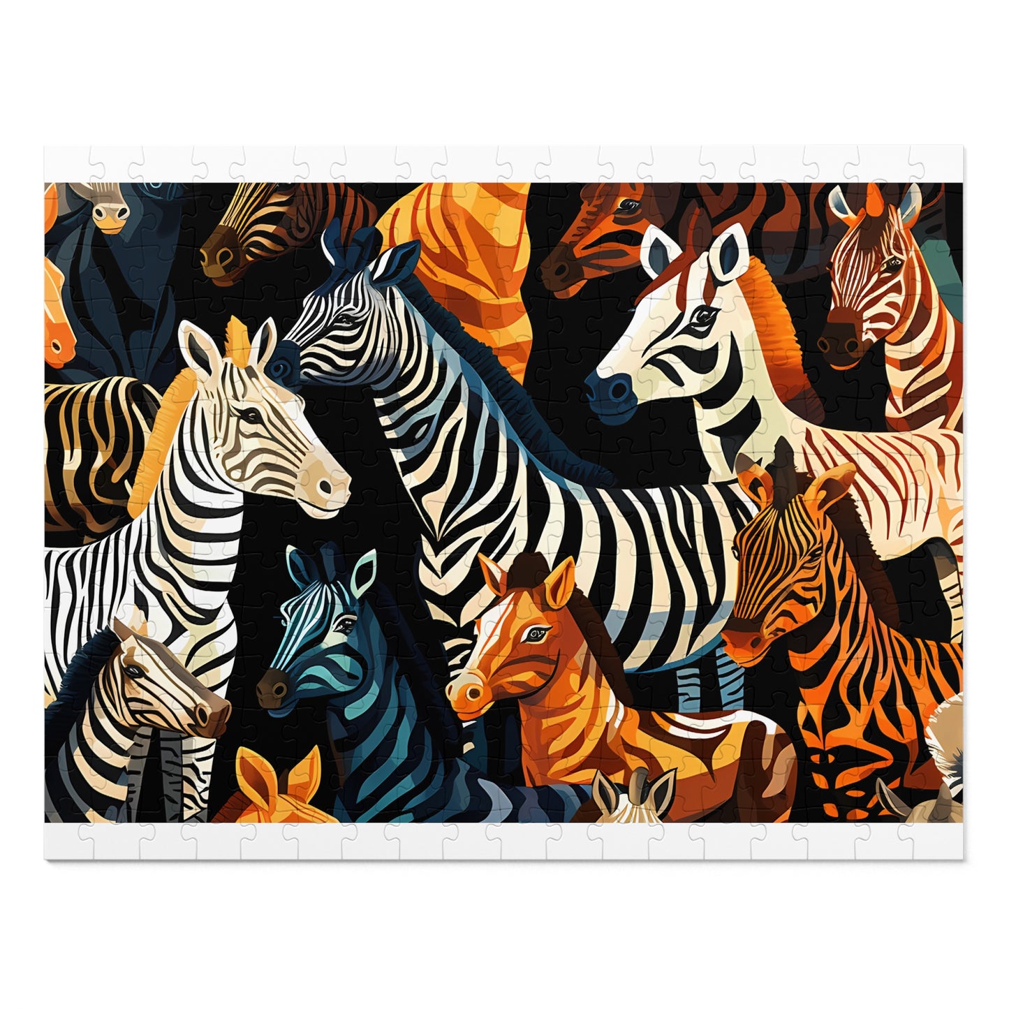 Jigsaw Puzzle, Zebra, Personalised/Non-Personalised (30, 110, 252, 500,1000-Piece)