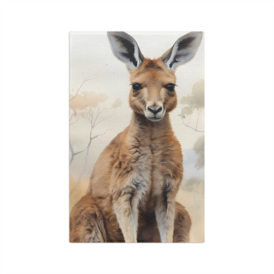 Microfiber Tea Towel, Australian Animals, Kangaroo