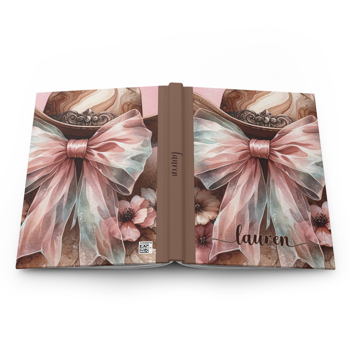 Personalised Hardcover Journal Matte, Country and Western, awd-1738