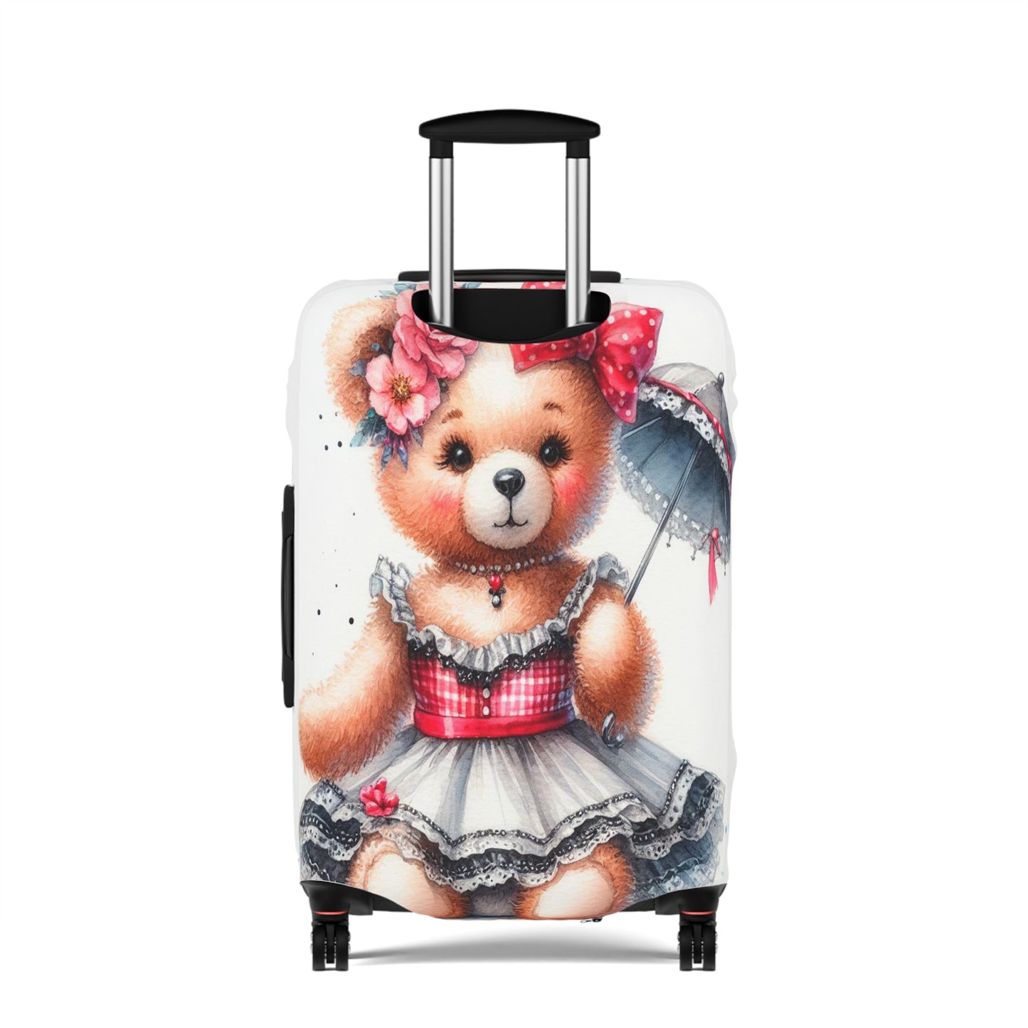 Luggage Cover, Rockabilly, Teddy Bear, awd-3033