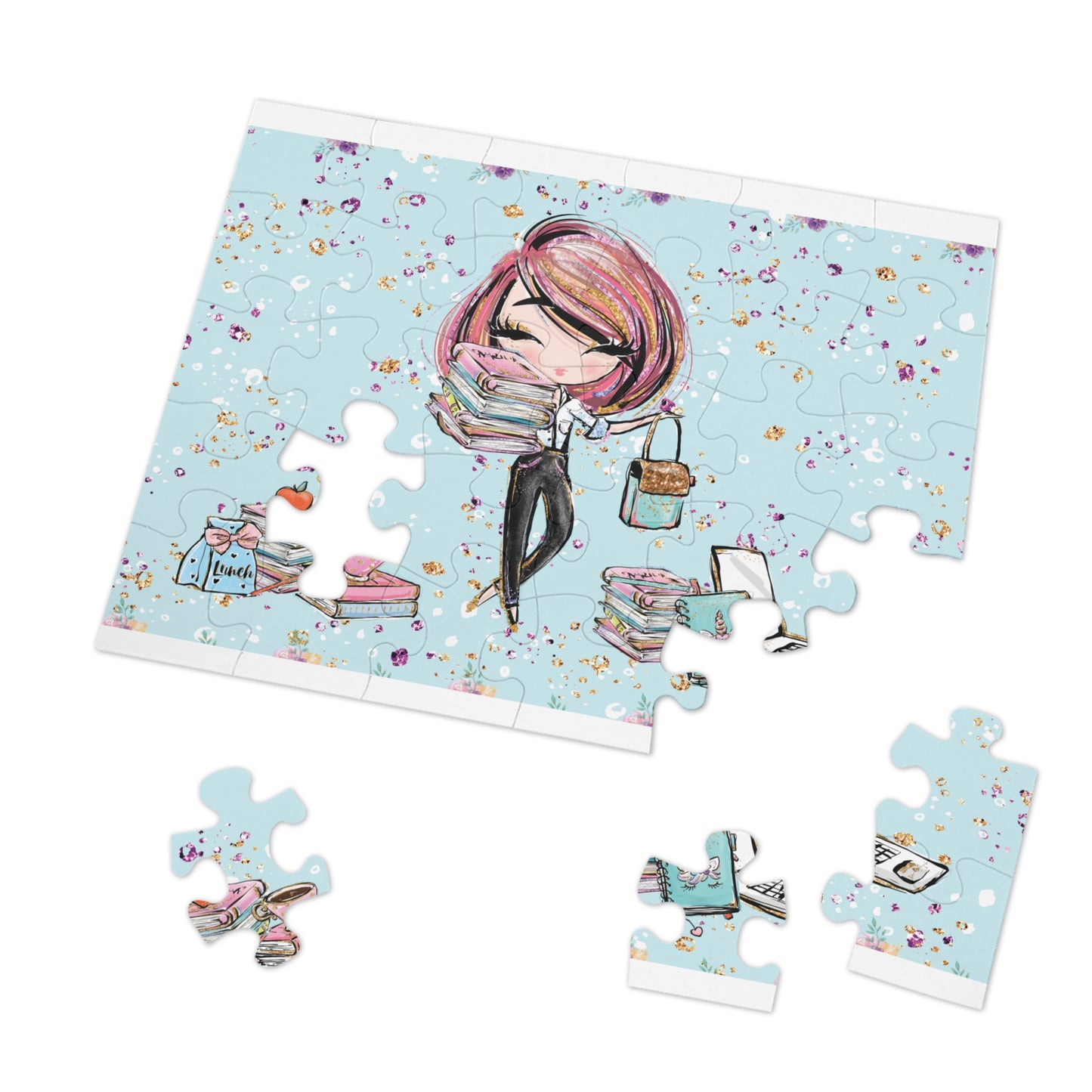 Jigsaw Puzzle, Teacher, Personalised/Non-Personalised (30, 110, 252, 500,1000-Piece)