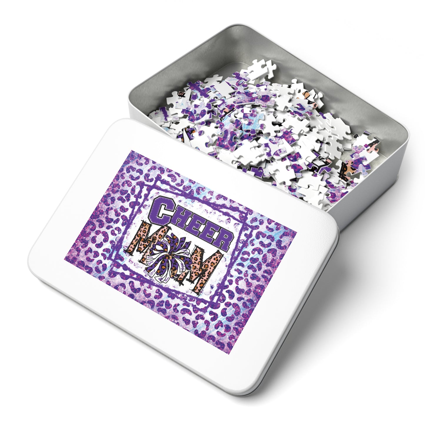 Jigsaw Puzzle, Cheer Mom, Personalised/Non-Personalised (30, 110, 252, 500,1000-Piece)