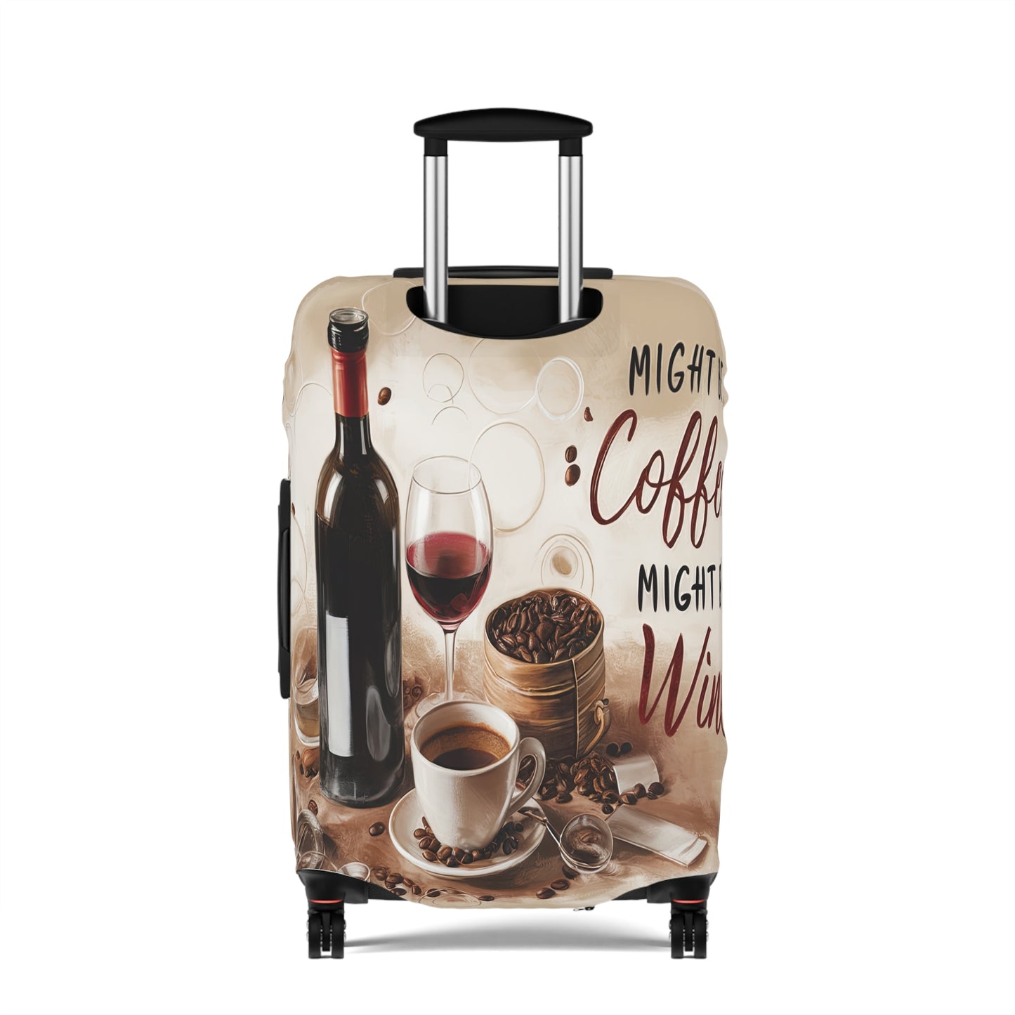 Luggage Cover, Might be Coffee might be Wine, awd-1707