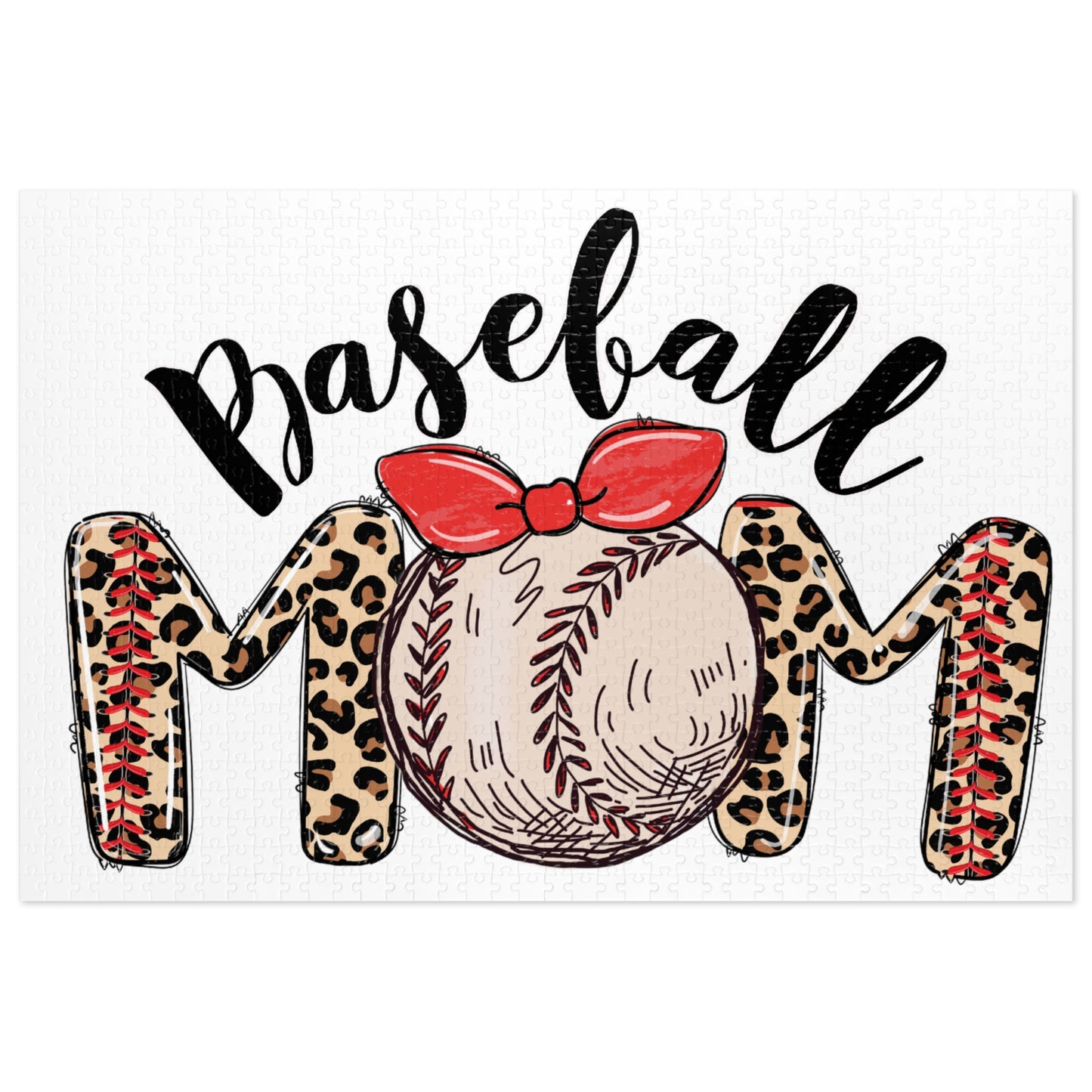 Puzzle, Baseball Mom, Personalised/Non-Personalised (30, 110, 252, 500,1000-Piece) awd-632