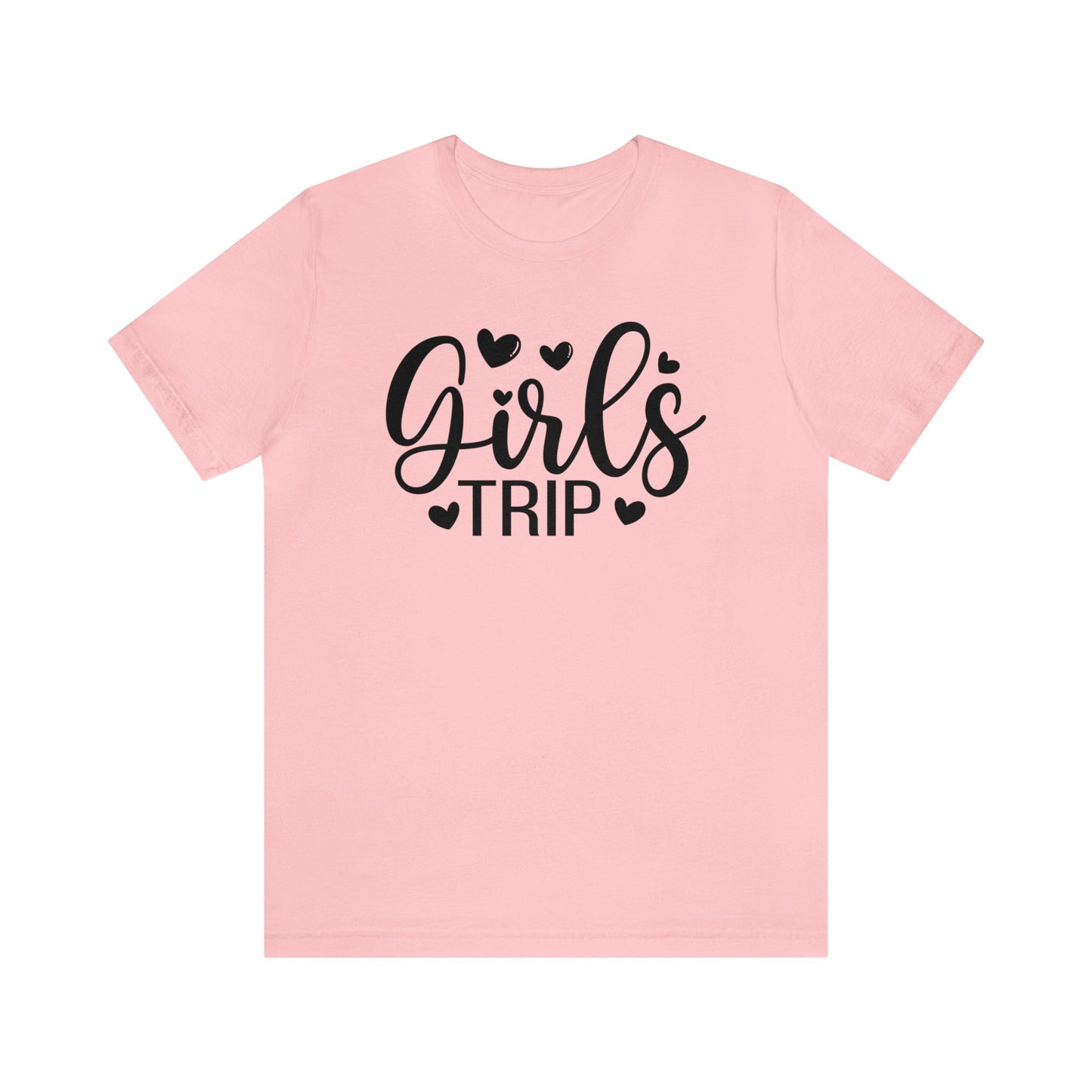 Unisex Adults Jersey Short Sleeve Tee, Cruise Tee, Girl's Trip, 100% Cotton, Light Fabric 142 g/m²