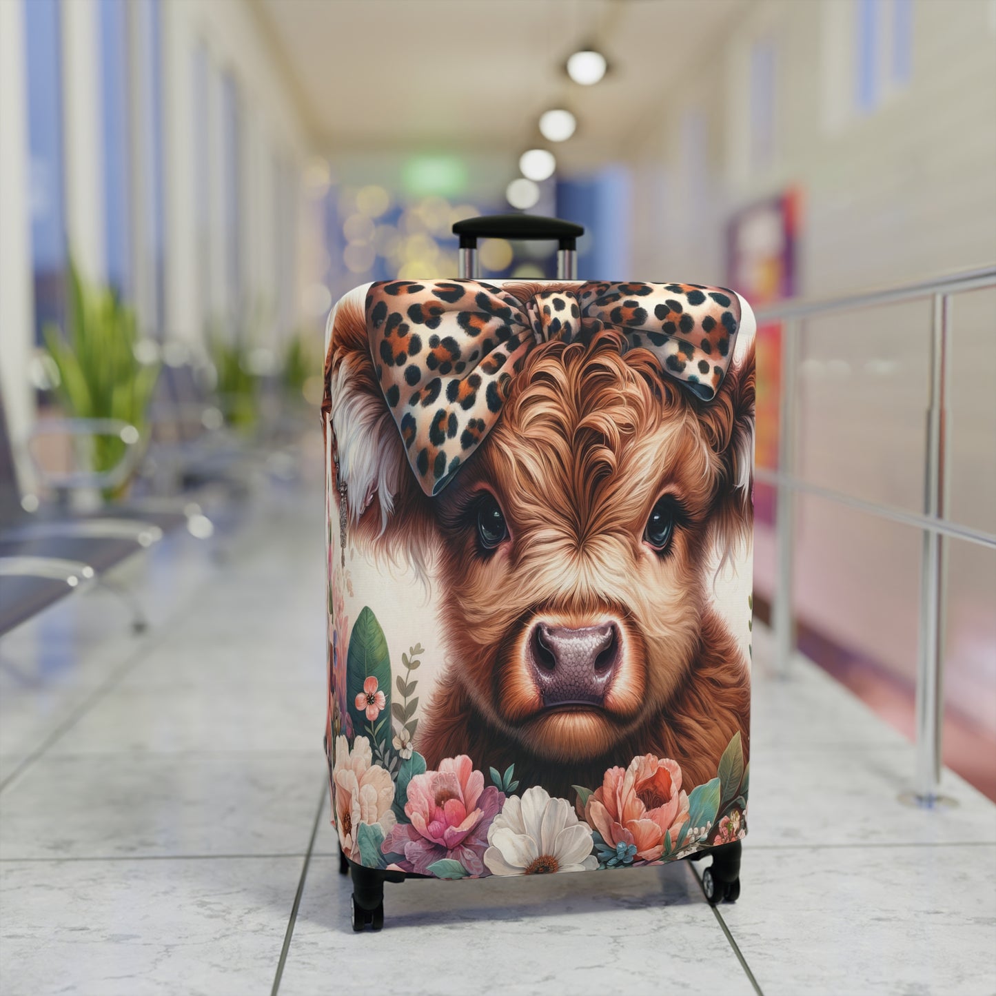 Luggage Cover, Highland Cow, awd-5007