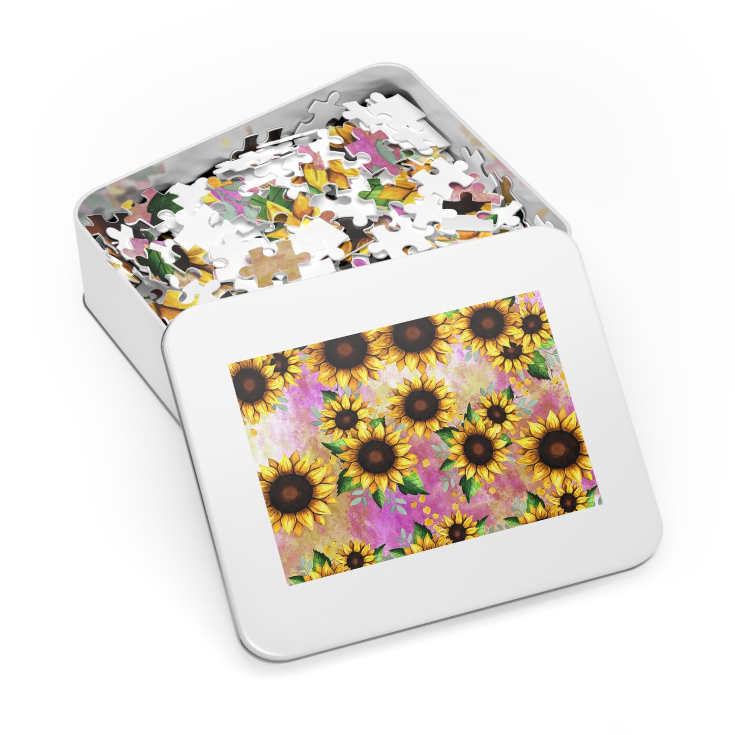 Jigsaw Puzzle, Sunflower, Personalised/Non-Personalised (30, 110, 252, 500,1000-Piece)