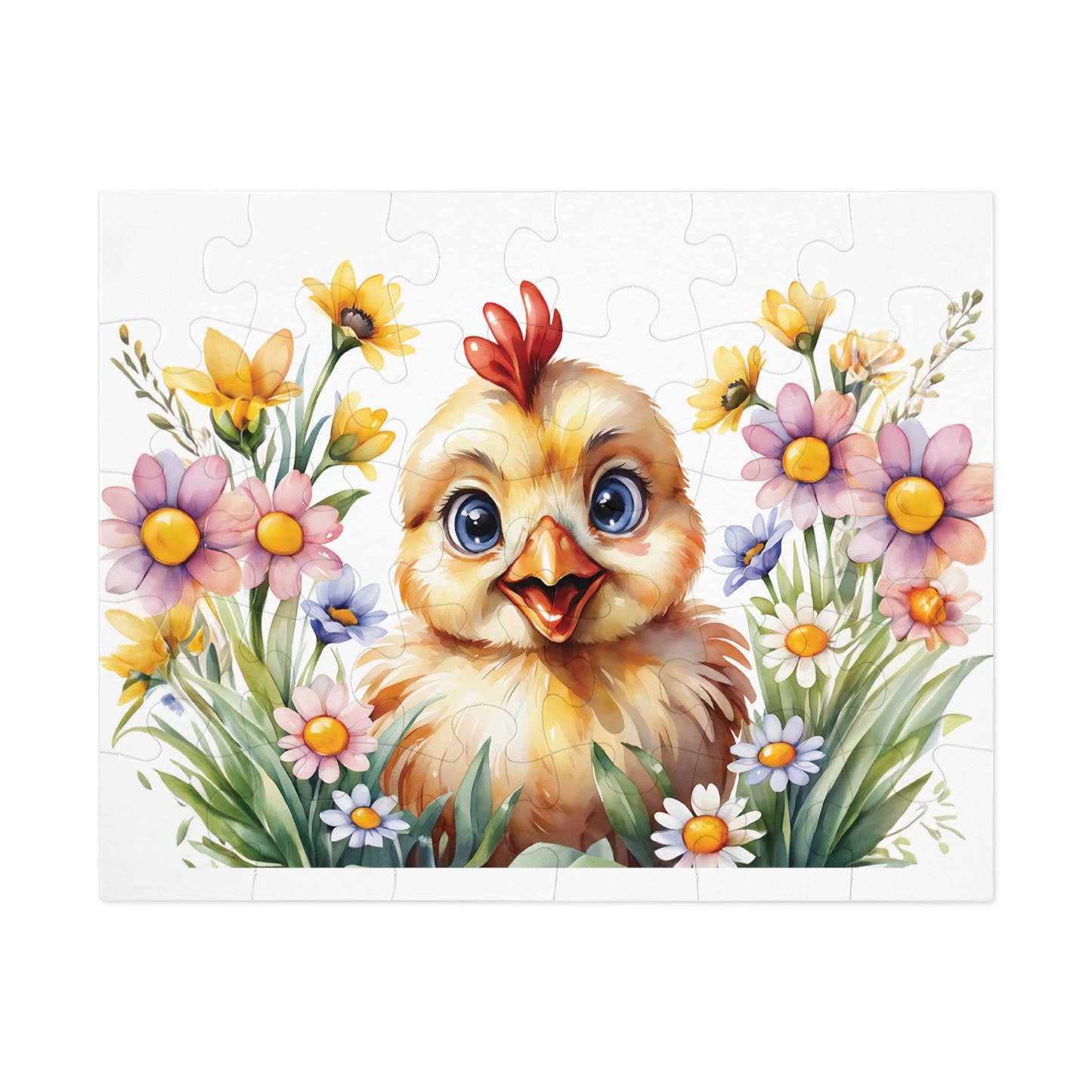 Jigsaw Puzzle, Western, Chicken, Personalised/Non-Personalised (30, 110, 252, 500,1000-Piece)