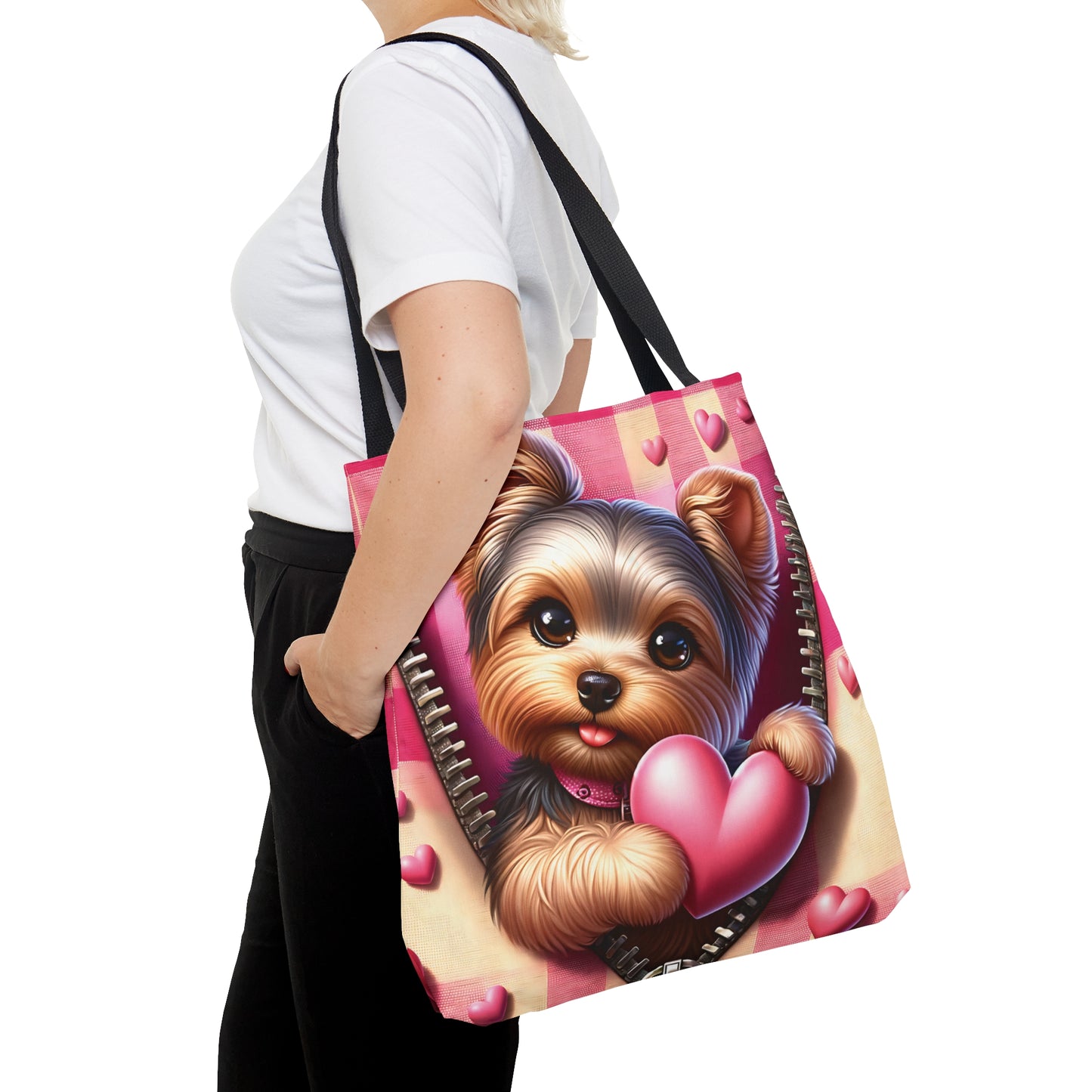 Tote Bag, Cute Dog, Personalised/Non-Personalised Tote bag