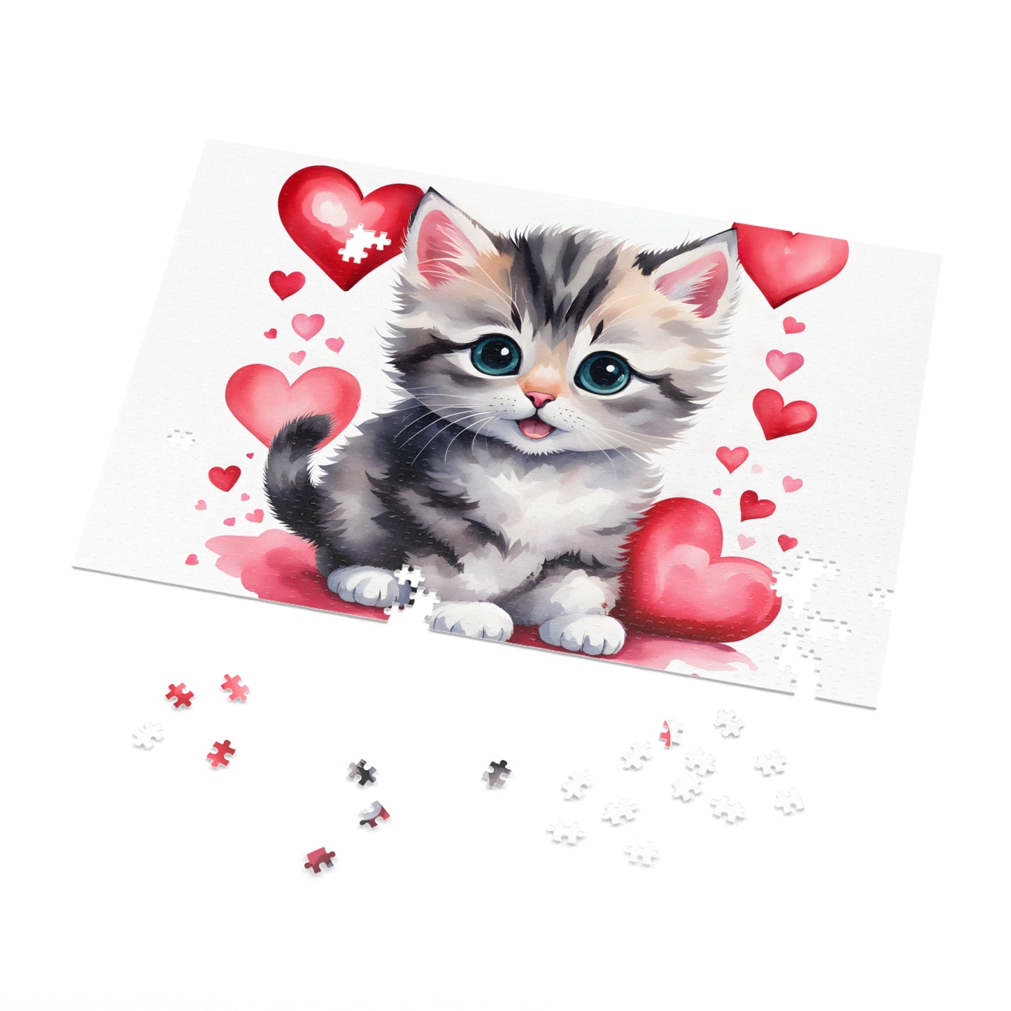 Jigsaw Puzzle, Cat, Personalised/Non-Personalised (30, 110, 252, 500,1000-Piece)