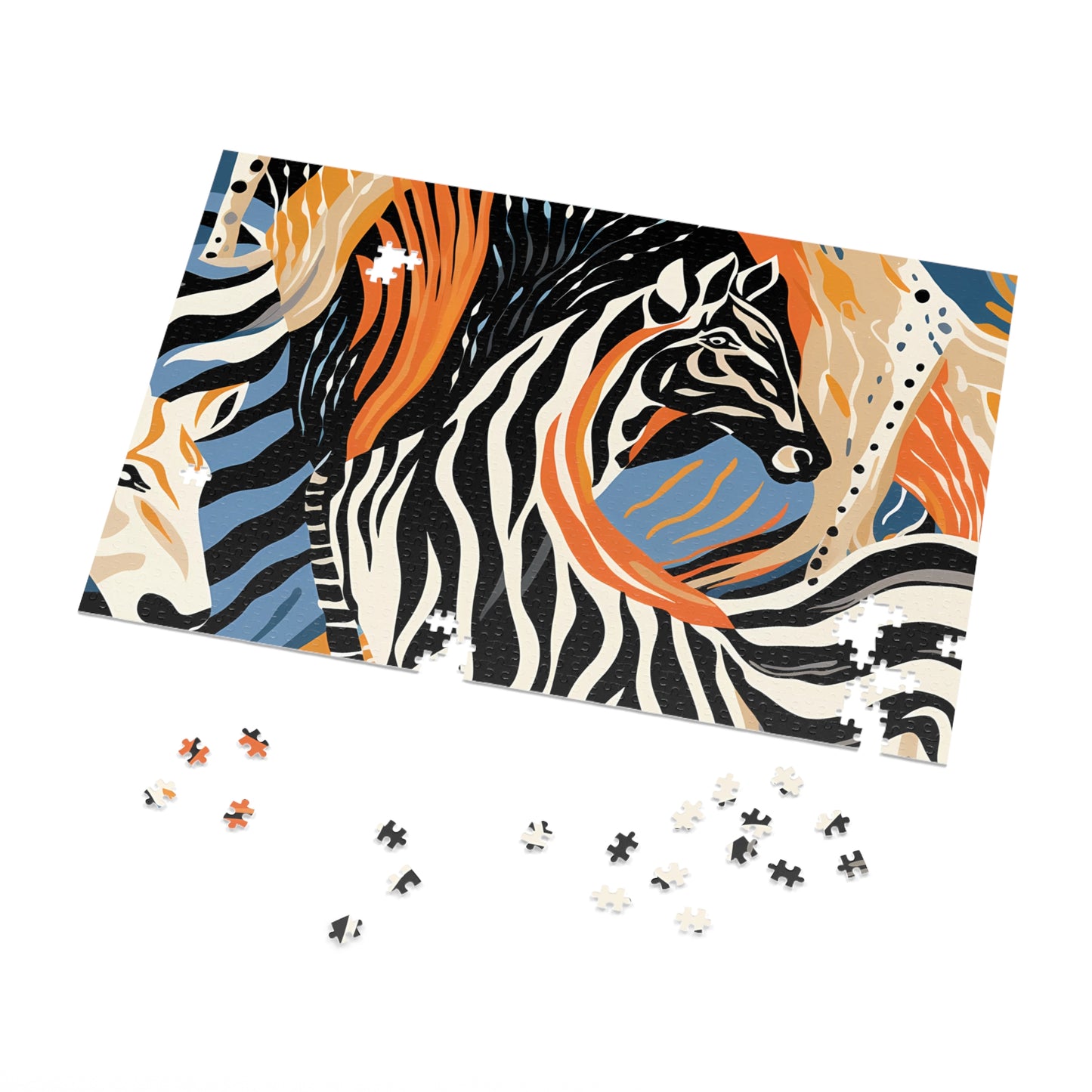 Jigsaw Puzzle, Zebra, Personalised/Non-Personalised (30, 110, 252, 500,1000-Piece)