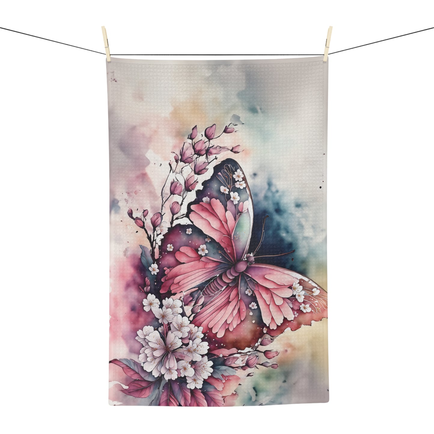 Microfiber Tea Towel, Butterfly Dreams