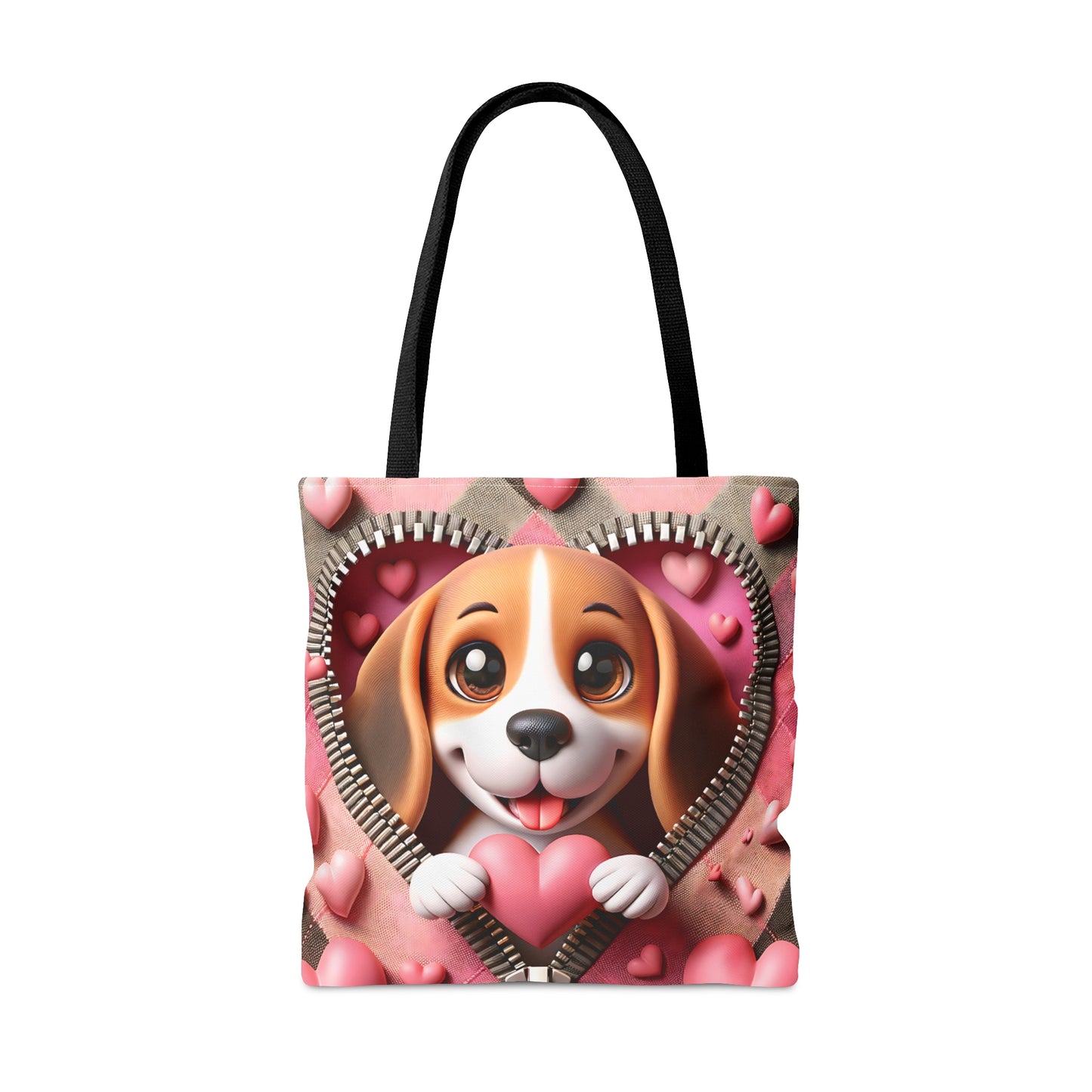 Tote Bag, Cute Dog, Personalised/Non-Personalised Tote bag