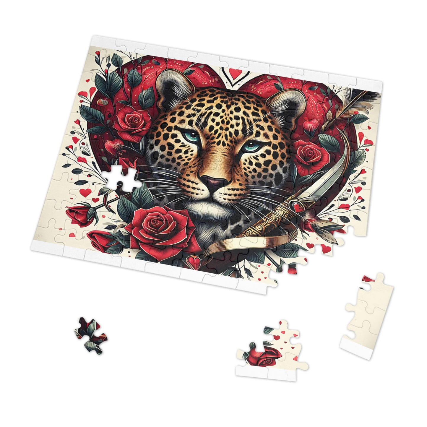 Jigsaw Puzzle, Cheetah, Personalised/Non-Personalised (30, 110, 252, 500,1000-Piece)