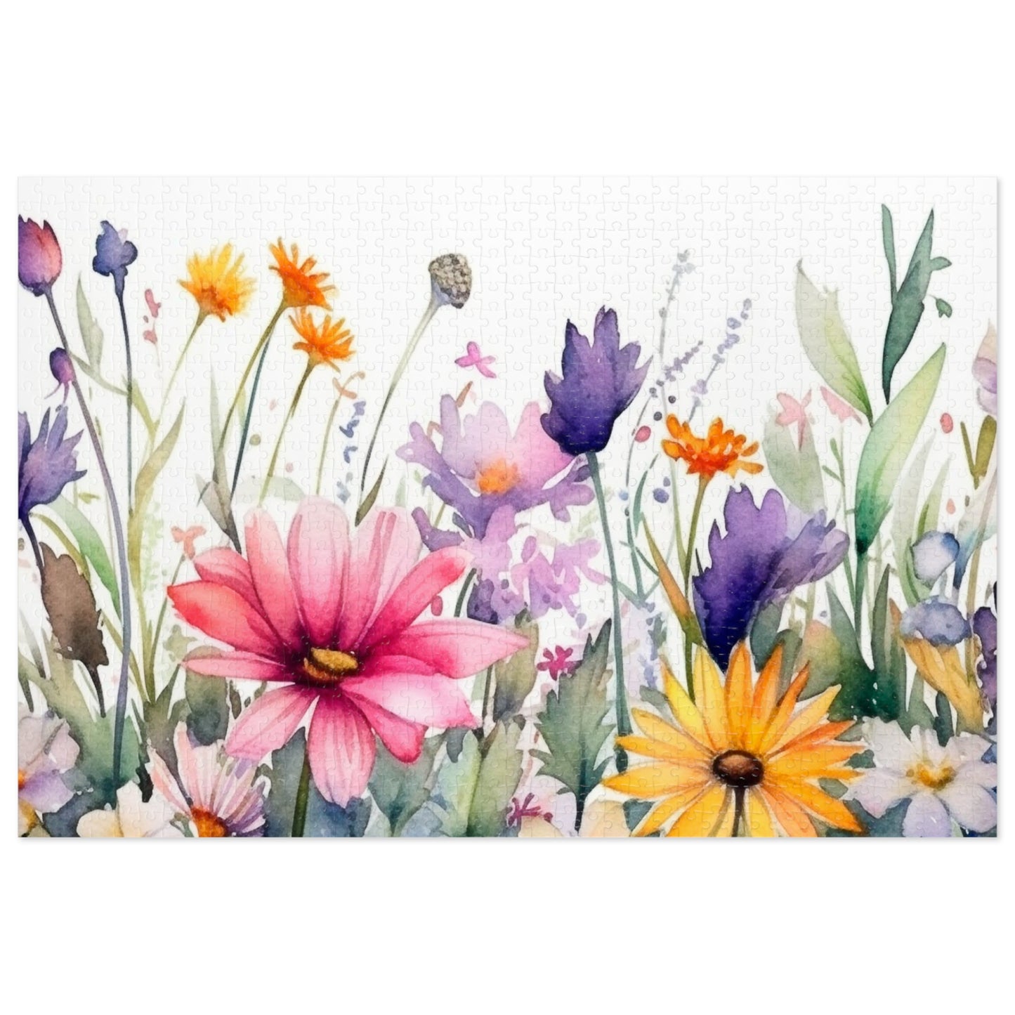 Jigsaw Puzzle, Floral, Personalised/Non-Personalised (30, 110, 252, 500,1000-Piece)