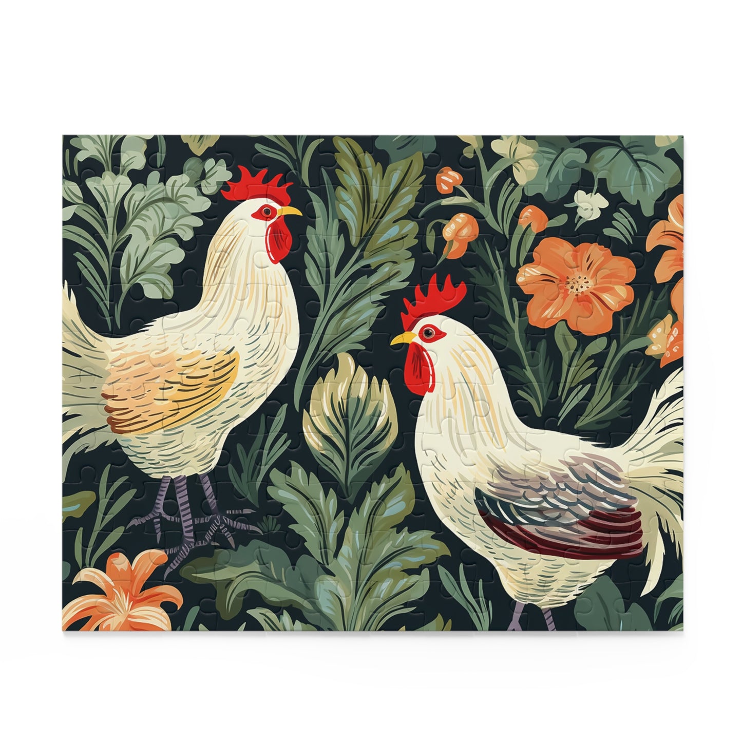 Personalised/Non-Personalised Puzzle, Chickens/Rooster (120, 252, 500-Piece)