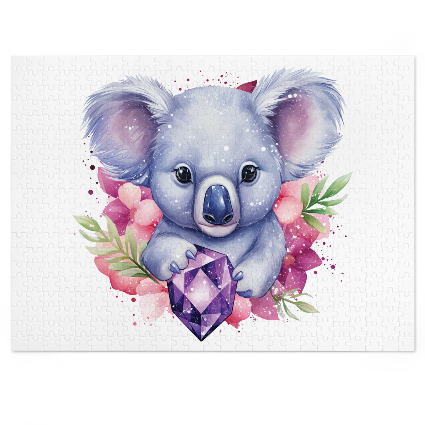 Jigsaw Puzzle in Tin, Australian Animals, Koala, Personalised/Non-Personalised, awd-507 (30, 110, 252, 500,1000-Piece)