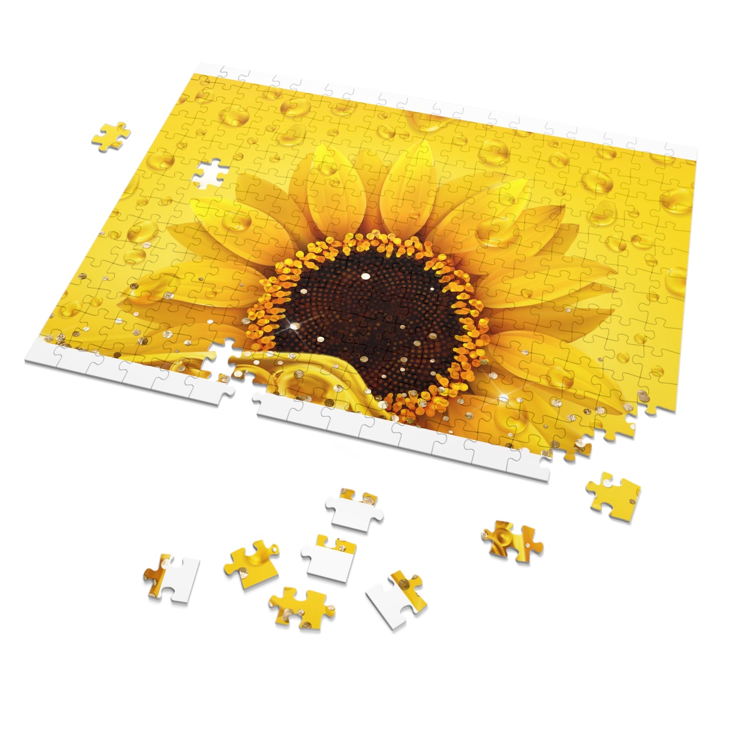 Jigsaw Puzzle, Sunflower, Personalised/Non-Personalised (30, 110, 252, 500,1000-Piece)