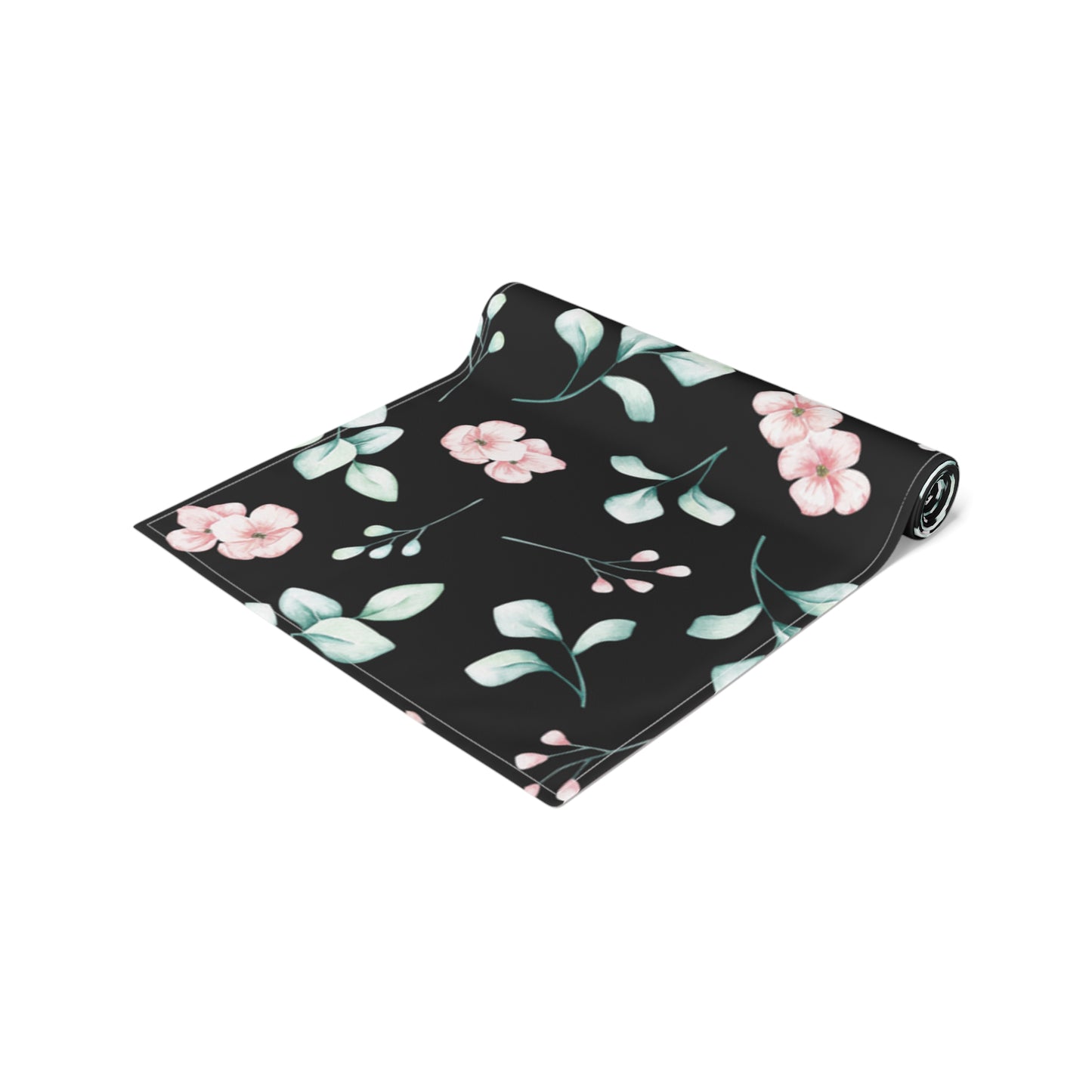 Floral Table Runner, Cotton Twill and Poly Available