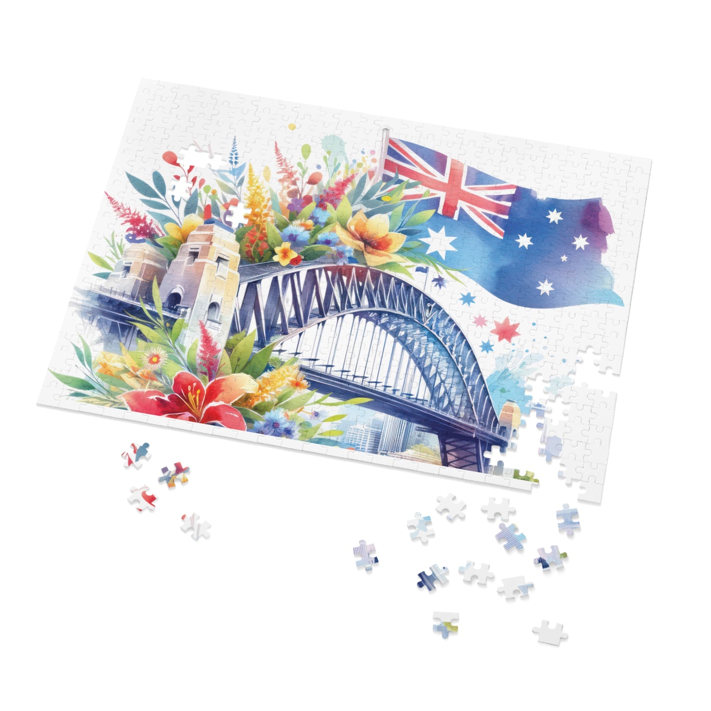 Jigsaw Puzzle, Sydney Harbour Bridge, Australia, Personalised/Non-Personalised (30, 110, 252, 500,1000-Piece)