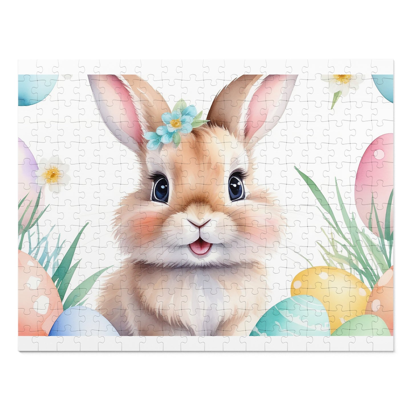 Puzzle, Easter, Rabbit, Personalised/Non-Personalised (30, 110, 252, 500,1000-Piece) awd-651