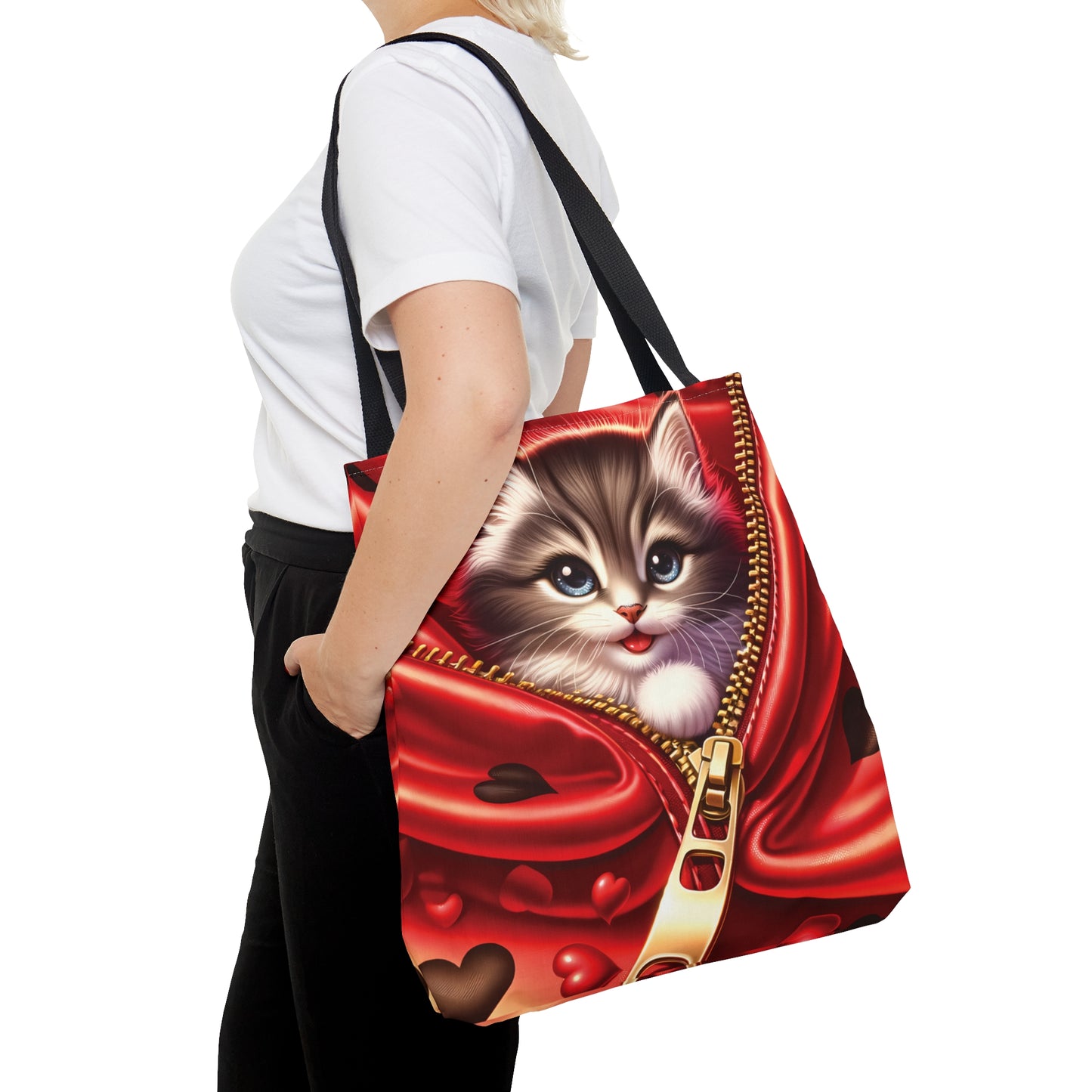 Tote Bag, Cat, Personalised/Non-Personalised Tote bag