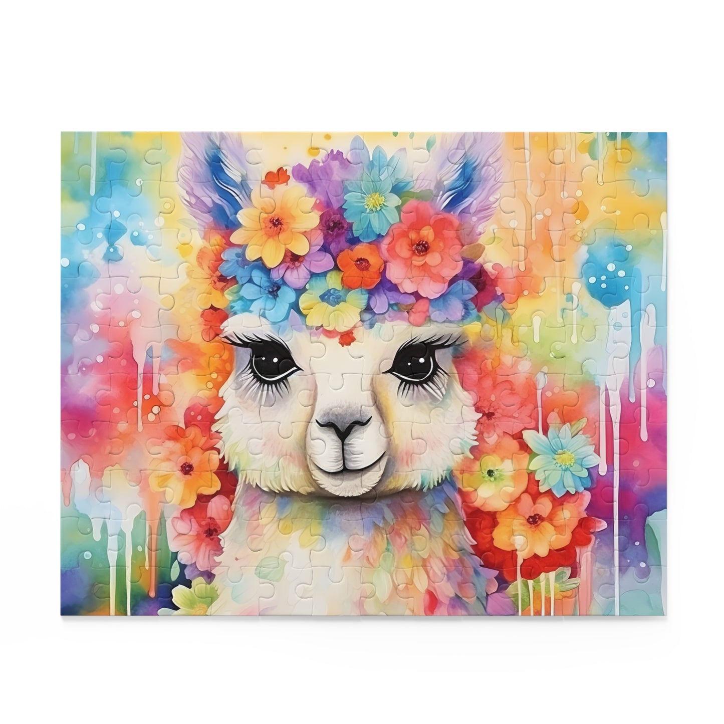 Personalised/Non-Personalised Puzzle, Llama (120, 252, 500-Piece)