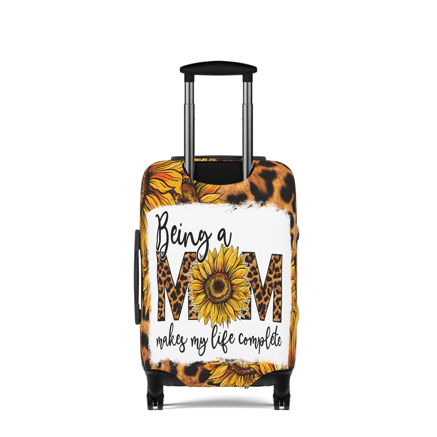 Luggage Cover, Sunflowers, Being a Mom makes my life complete, awd-1745