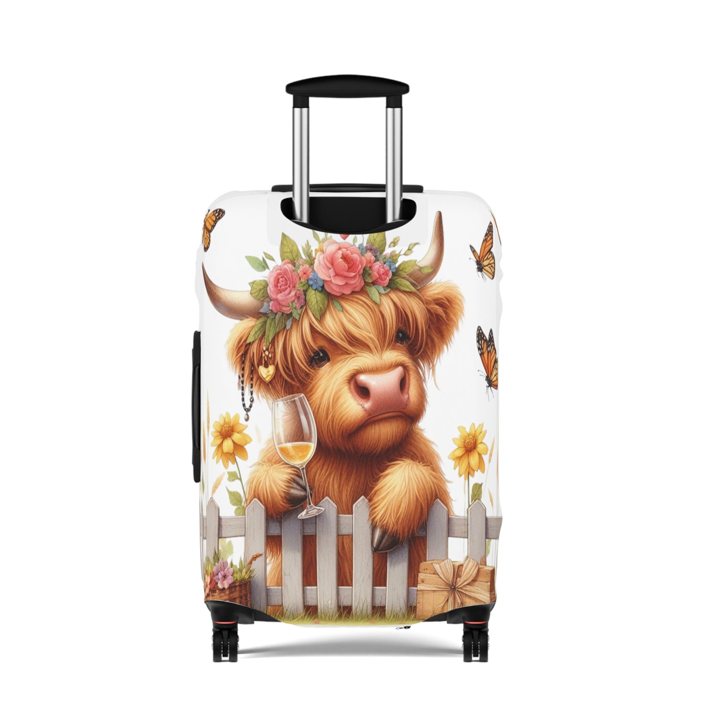 Luggage Cover, Highland Cow, awd-3046