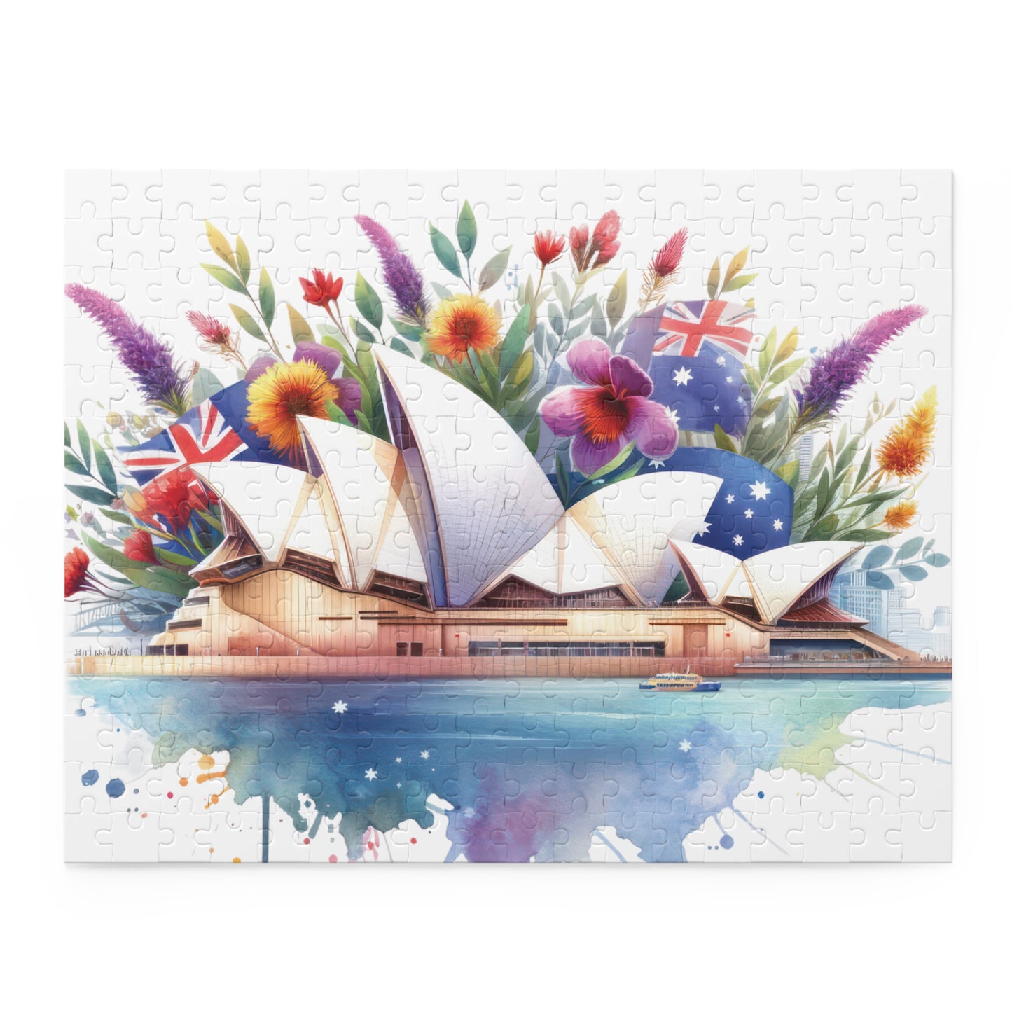 Personalised/Non-Personalised Puzzle, Sydney Opera House (120, 252, 500-Piece)