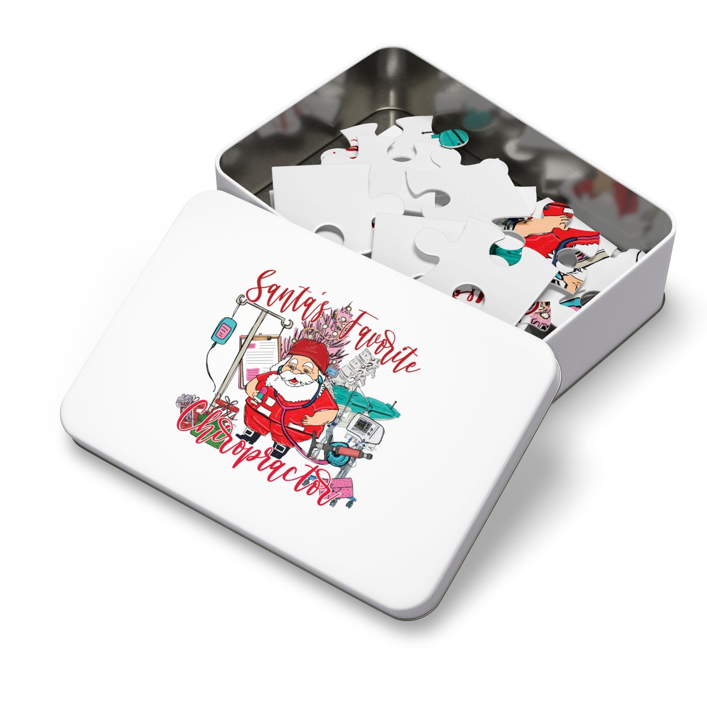 Puzzle, Santa's Favorite Chiropractor, Personalised/Non-Personalised (30, 110, 252, 500,1000-Piece)