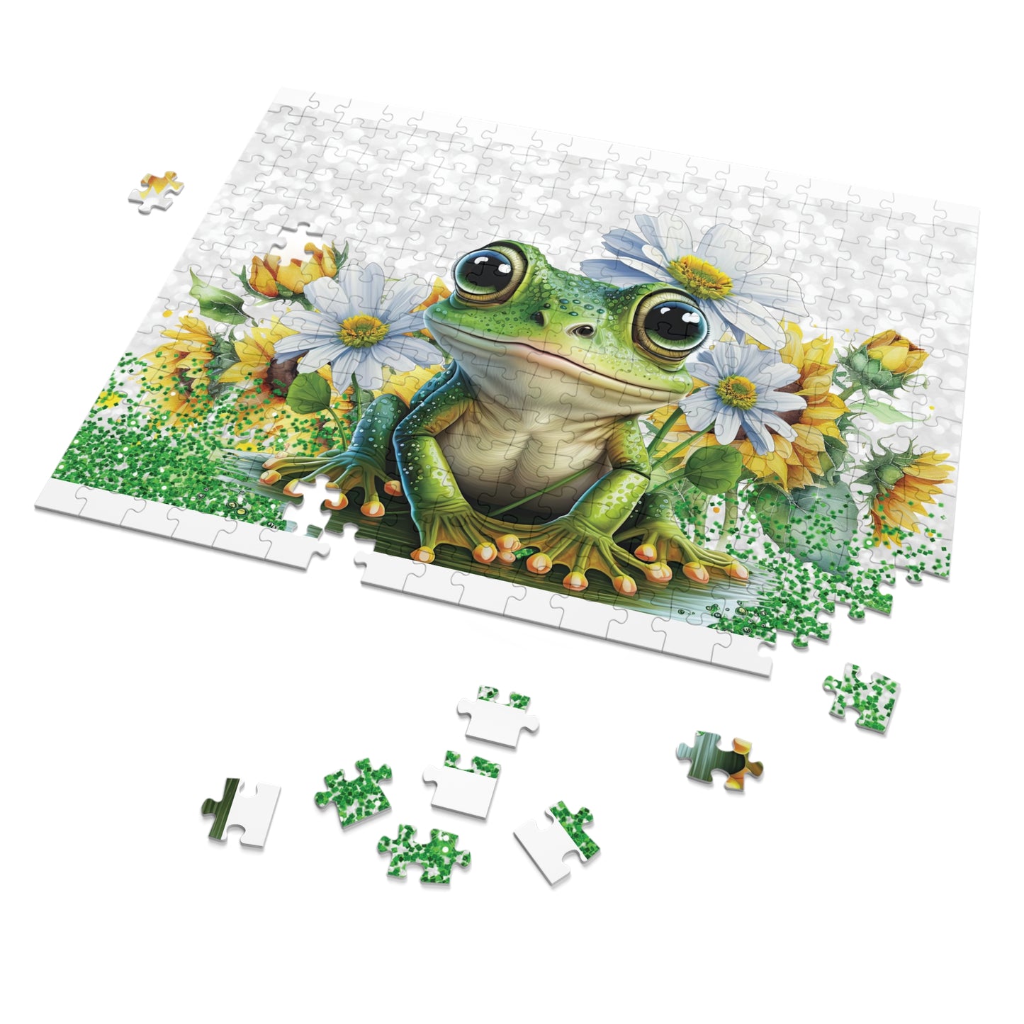 Jigsaw Puzzle, Frog, Personalised/Non-Personalised (30, 110, 252, 500,1000-Piece)